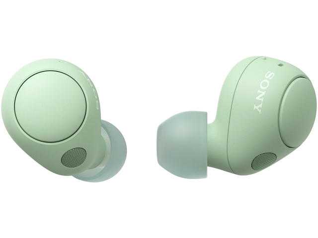Слушалки Sony WF-C700N, в пепеляво зелено