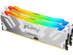 Оперативна памет 64GB (2x32GB) DDR5 6000 MT/s Kingston Fury Silver/White RGB XMP