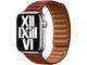 Каишки Apple Watch 45mm Band: Umber Leather Link - S/M