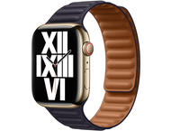 Каишки Apple Watch 45mm Band: Ink Leather Link - S/M