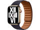 Каишки Apple Watch 45mm Band: Ink Leather Link - S/M