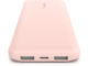 Външни батерии Belkin BOOST CHARGE (10000 mAH) Power Bank with USB-C 15W - Dual USB-A - 15cm USB-A to C Cable - Pink