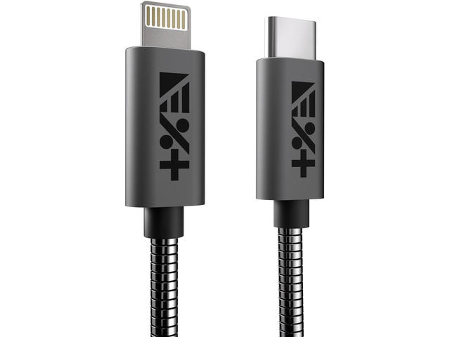Кабели и Адаптери Next One USB-A to Lightning Metallic Cable 1m - Space Gray
