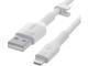 Кабели и Адаптери Belkin BOOST CHARGE Flex Silicone cable USB-A to Lightning - 1M - White