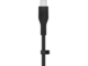 Кабели и Адаптери Belkin BOOST CHARGE Flex Silicone cable USB-C to Lightning - 1M - Black