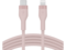 Кабели и Адаптери Belkin BOOST CHARGE Flex Silicone cable USB-C to Lightning - 1M - Pink