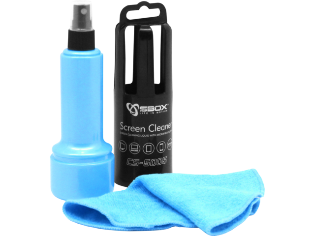 За почистване SBOX CS-5005B Спрей за почистване с микрофибърна кърпа