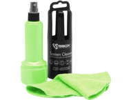 За почистване SBOX CS-5005G Спрей за почистване с зелена микрофибърна кърпа
