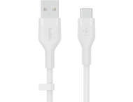 Кабели и Адаптери Belkin BOOST CHARGE Flex Silicone cable USB-A to USB-C - 1M - White