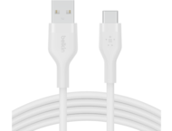 Кабели и Адаптери Belkin BOOST CHARGE Flex Silicone cable USB-A to USB-C - 2M - White