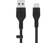 Кабели и Адаптери Belkin BOOST CHARGE Flex Silicone cable USB-A to USB-C - 3M Black