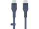 Кабели и Адаптери Belkin BOOST CHARGE Flex Silicone cable USB-C to USB-C 2.0 - 1M - Blue