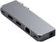 USB Хъб Satechi Aluminium Pro Hub Mini , Space Grey