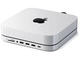 USB Хъб Satechi стойка и хъб Type-C за Mac Mini с корпус за SSD, Silver