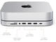 USB Хъб Satechi стойка и хъб Type-C за Mac Mini с корпус за SSD, Silver