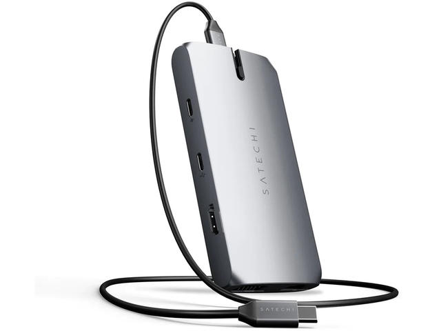 USB Хъб Satechi USB-C On-the-go Multiport Space Grey