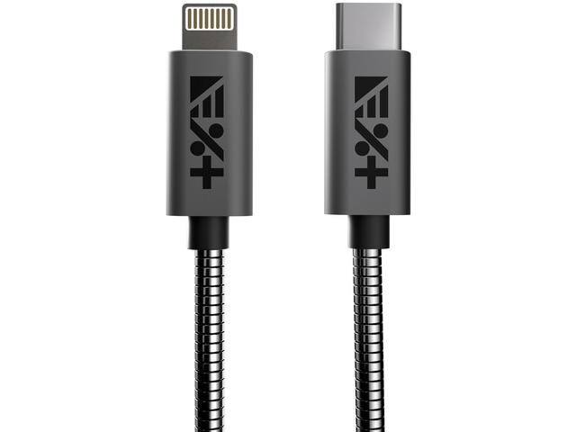 Кабели и Адаптери Next One USB-C to Lightning Metallic Cable 1.2m Space Gray