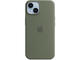 Калъфи Apple iPhone 14 Silicone Case with MagSafe - Olive (SEASONAL 2023 Spring)