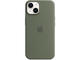 Калъфи Apple iPhone 14 Silicone Case with MagSafe - Olive (SEASONAL 2023 Spring)