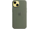 Калъфи Apple iPhone 14 Silicone Case with MagSafe - Olive (SEASONAL 2023 Spring)