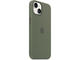 Калъфи Apple iPhone 14 Silicone Case with MagSafe - Olive (SEASONAL 2023 Spring)