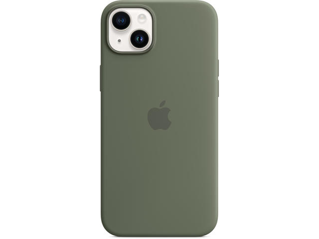 Калъфи Apple iPhone 14 Plus Silicone Case with MagSafe - Olive (SEASONAL 2023 Spring)