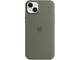 Калъфи Apple iPhone 14 Plus Silicone Case with MagSafe - Olive (SEASONAL 2023 Spring)