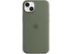 Калъфи Apple iPhone 14 Plus Silicone Case with MagSafe - Olive (SEASONAL 2023 Spring)