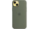 Калъфи Apple iPhone 14 Plus Silicone Case with MagSafe - Olive (SEASONAL 2023 Spring)