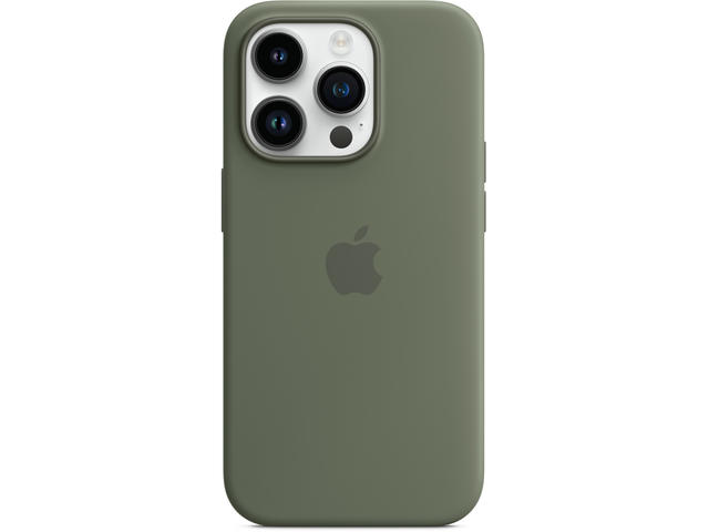 Калъфи Apple iPhone 14 Pro Silicone Case with MagSafe - Olive (SEASONAL 2023 Spring)
