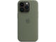 Калъфи Apple iPhone 14 Pro Silicone Case with MagSafe - Olive (SEASONAL 2023 Spring)