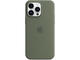 Калъфи Apple iPhone 14 Pro Max Silicone Case with MagSafe - Olive (SEASONAL 2023 Spring)