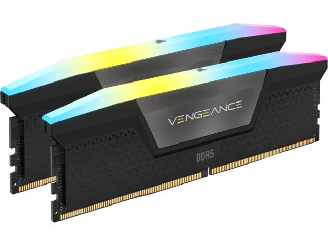 Оперативна памет 64GB (2x32GB) DDR5 6000 MT/s Corsair Vengeance RGB