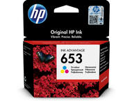 Консумативи HP 653 Tri-color Original Ink Advantage Cartridge