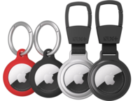 Джаджи Next One Silicone Clips & Aluminium Carabiners for AirTag - 4 pack