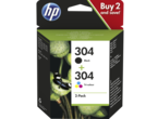 Консумативи Оригинален HP 304 2-pack Black/Tri-color