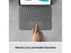Клавиатури Logitech Combo Touch за 11-инчов iPad Pro (1-во, 2-ро, 3-то и 4-то поколение) - Oxford Grey US