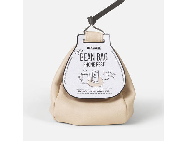 Стойки за мобилни устройства IF Bookaroo Little Bean Bag, cream