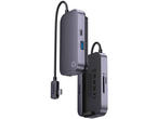 USB Хъб Baseus PadJoy 6-портов адаптер Type-C HUB Dark gray
