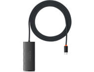USB Хъб Baseus USB хъб WKQX030501, Черен