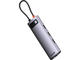 USB Хъб Baseus 8 в 1 USB-C WKWG080113, Сив
