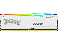 Оперативна памет 32GB (2x16GB) DDR5 5200 MT/s Kingston FURY BEAST RGB White