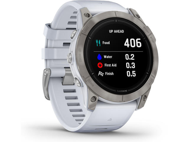 Смарт часовници Garmin Epix Pro (Gen 2) Sapphire Edition 51 мм Titanium с Whitestone каишка