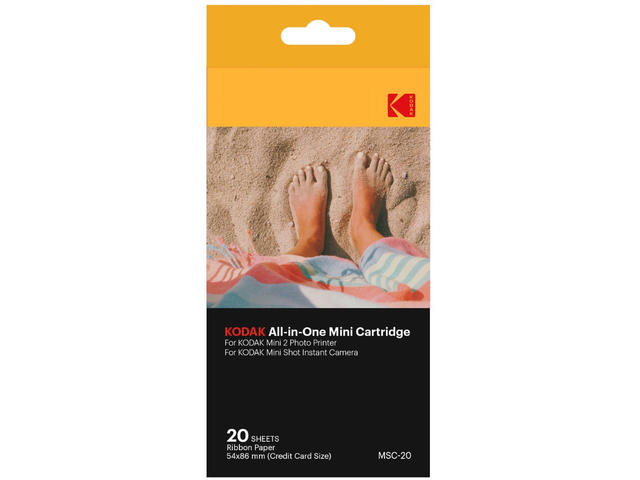 Хартия Kodak All-In-One Mini Cartridge, 20 броя