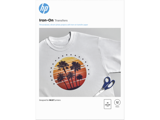 Хартия HP Iron-on Transfers, 12 листа