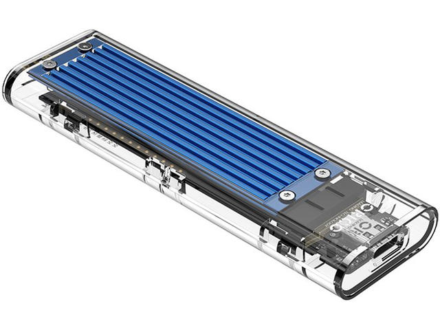 Кутии за дискове Orico TCM2M-C3 M.2 Storage Case NVMe/SATA M/B key Blue