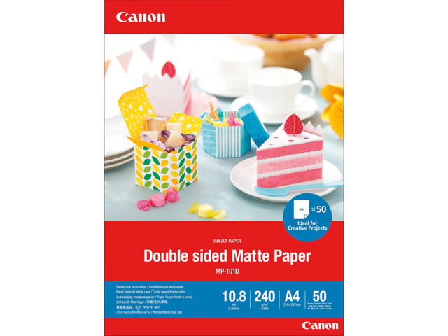 Хартия Canon Double Sided Matte Paper MP-101, A4