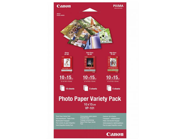Хартия Canon Photo Paper Variety Pack, 10 x 15 см