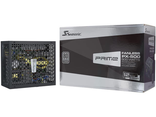 Захранвания за компютри Seasonic PRIME Fanless PX-500