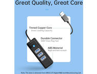 USB Хъб Orico Type-C PW3UR-C3-015-BK